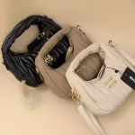 کیف دسته گرد طرح Miu Miu